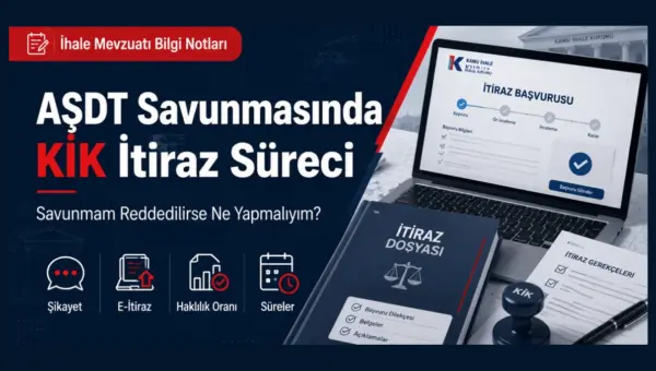 Aşırı düşük savunması reddedilirse idareye şikayet, KİK itirazen şikayet, e-itiraz, süreler ve haklılık oranı süreci