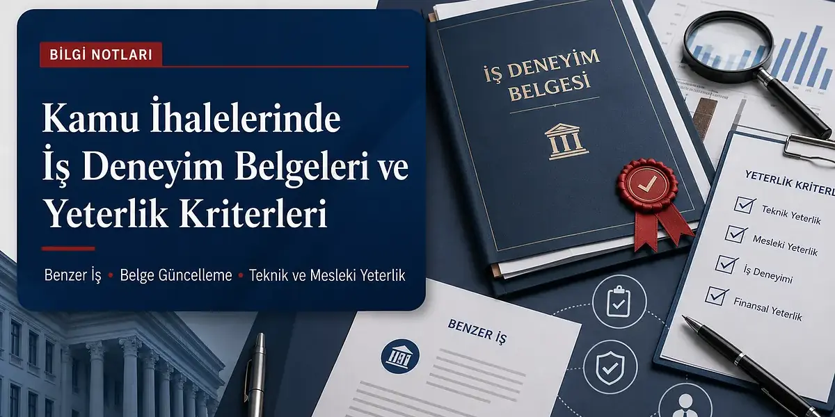 Yeterlik Kriterleri, Benzer İş ve Belge Güncelleme