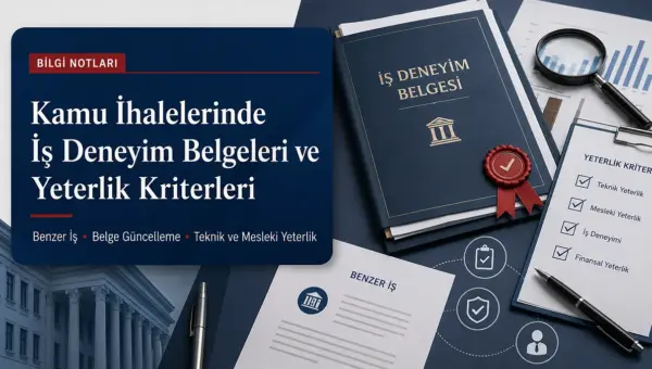 Yeterlik Kriterleri, Benzer İş ve Belge Güncelleme